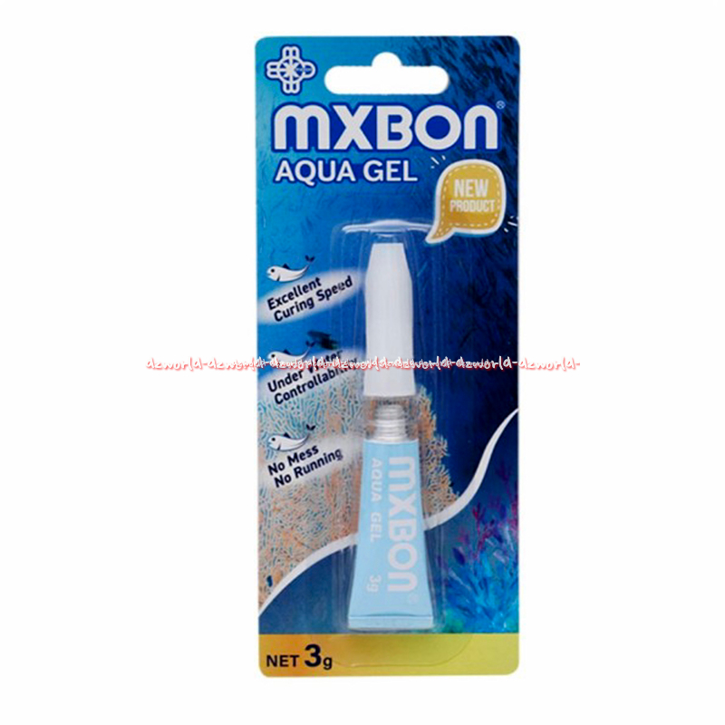 

Mxbon Aqua Gel 3gr Untuk Kaca Maxbon lem underwater aqua scape gel