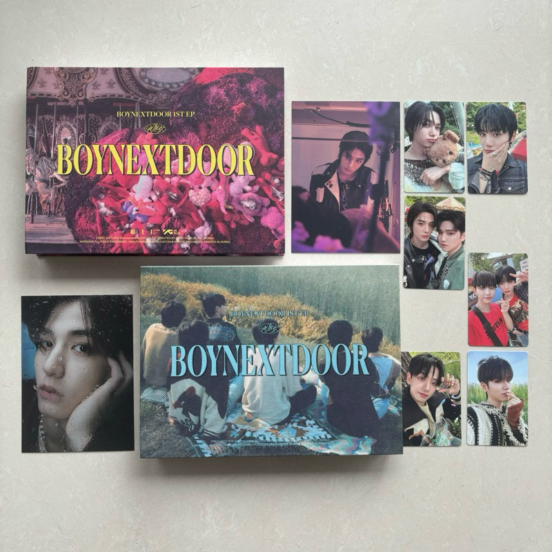 [UNSEALED/SPVID] BOYNEXTDOOR 1ST EP WHY.. DAZED MOODY VER POSTCARD LEEHAN PHOTOCARD RIWOO JAEHYUN TA