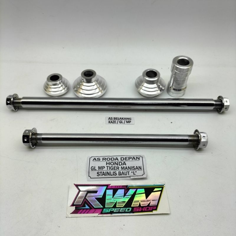 As Roda Depan Shock Skok Tiger GL MP Set As Roda Belakang Arem Arm Kaze Set Boshing Bosh Tromol Depa