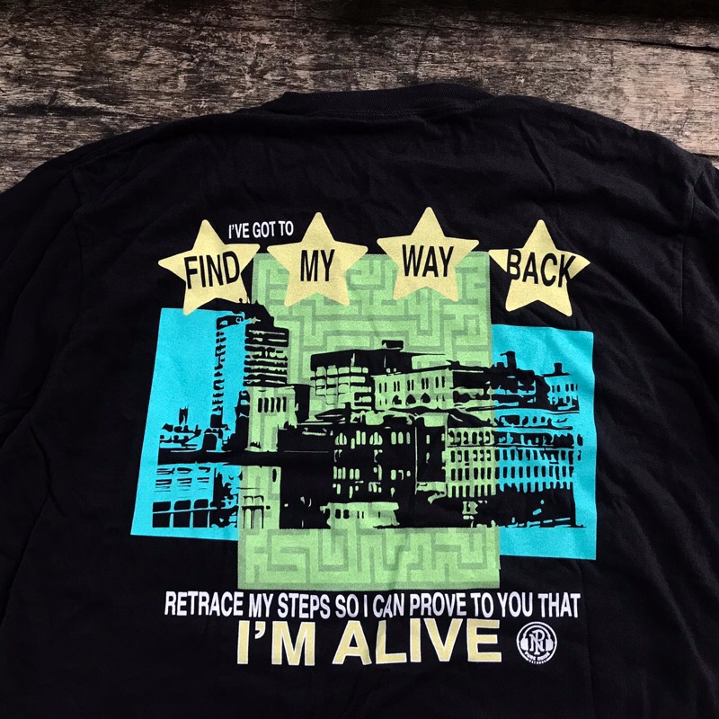 FOUR YEAR STRONG MAZE TSHIRT BLACK