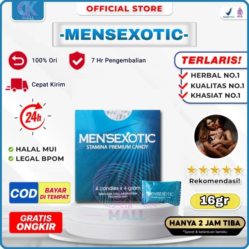 MenSexotic Candy Permen Stamina Pria BPOM ( Privasi Aman )