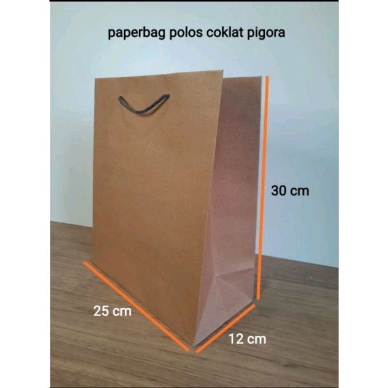 

paper bag polos coklat (pigora)