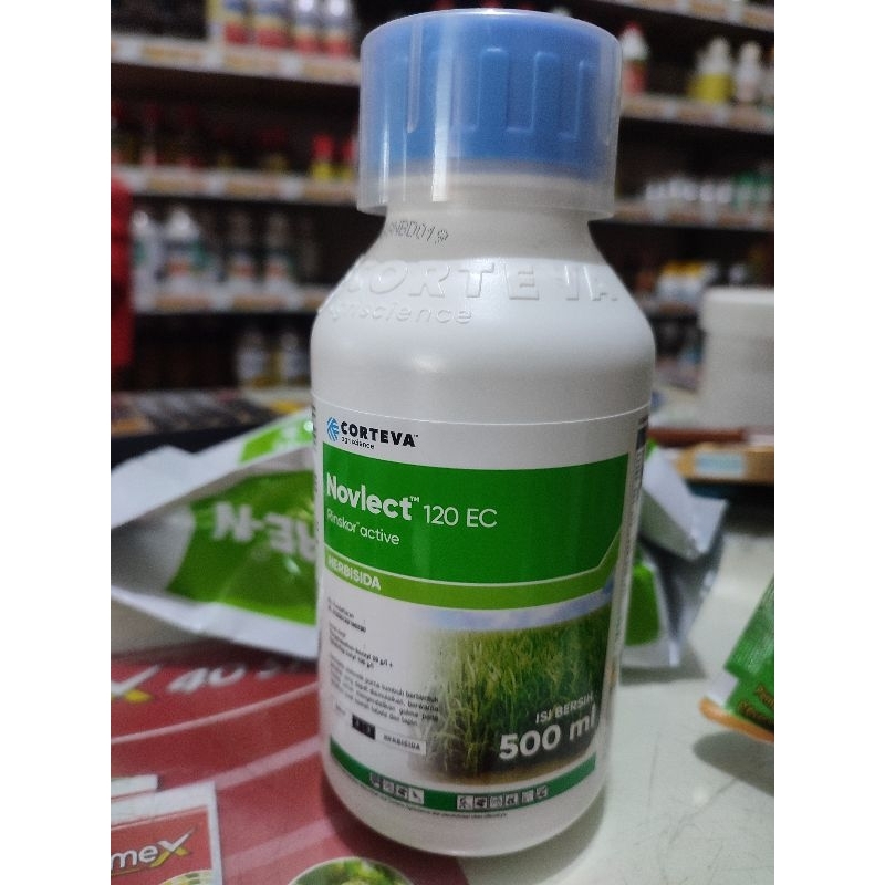 Novlect 120ec herbisida rinskor anti resisten stres  pengendali gulma daun sempit lebar padi dan tab