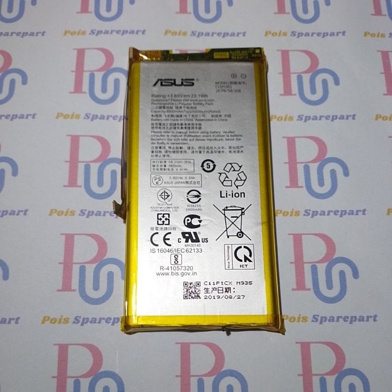 Baterai Asus ROG2 ZS660KL original bekas