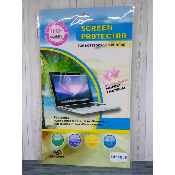 SCREEN PROTECTOR LAPTOP 14 '' / ANTI GORES LAPTOP 14 INCH / LCD PROTECTOR 14 INCH