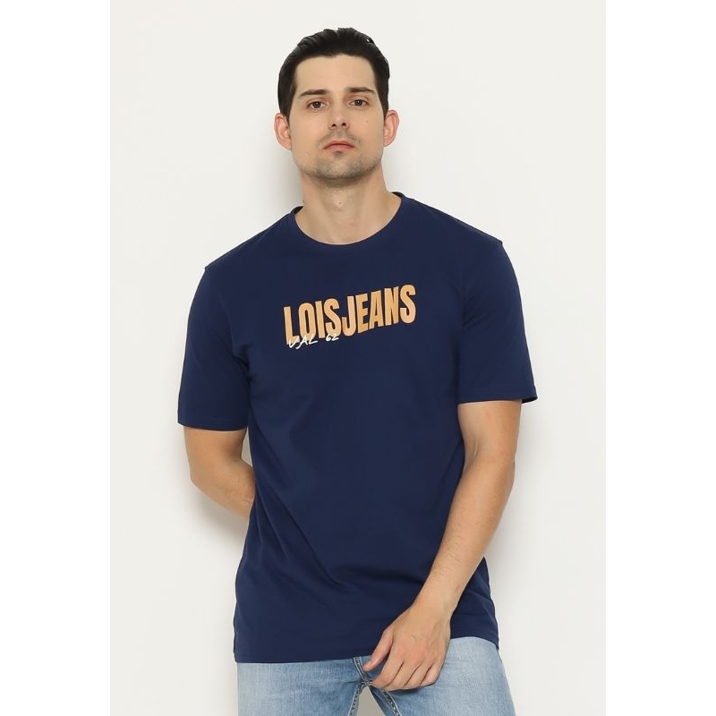 Kaos Pria Original Lois Navy New Arrivals
