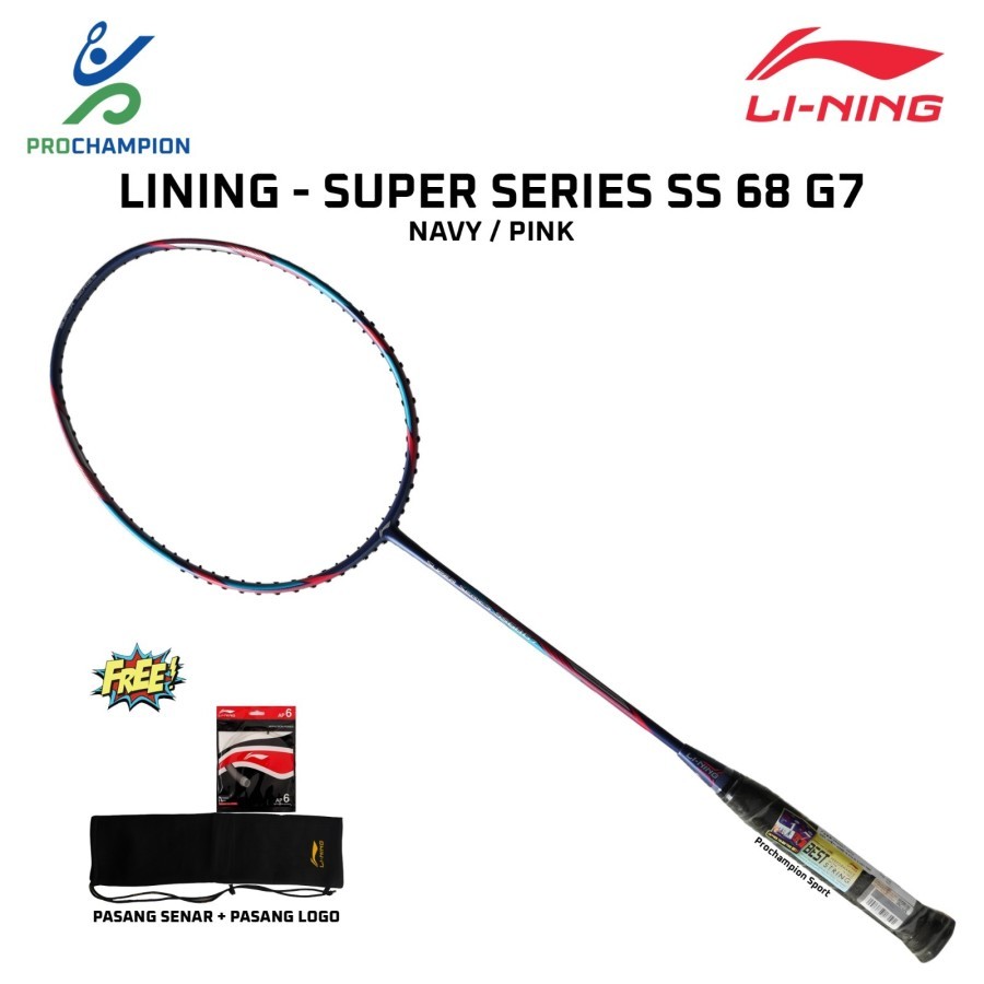 Raket Badminton Lining Super Series SS 68 78 88 98 Gen 7 Raket Badminton Original