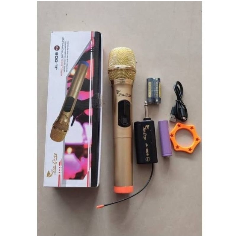 Mic Wearless Jinlong Mic Tanpa Kabel Jin long Jl 008 Mic Murah