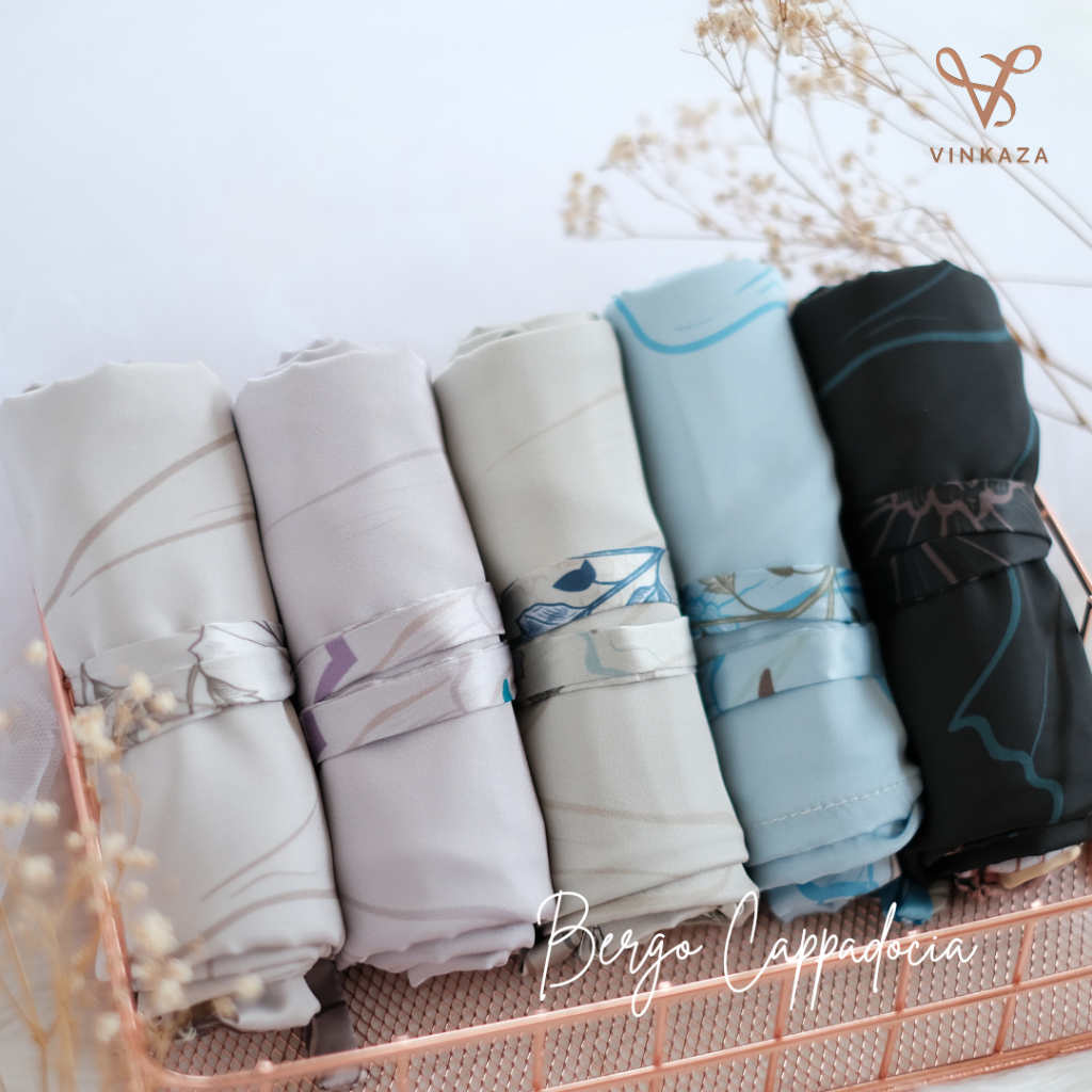 Vinkaza Bergo/Bergo Motif/Bergo Printing/Cappadocia Series