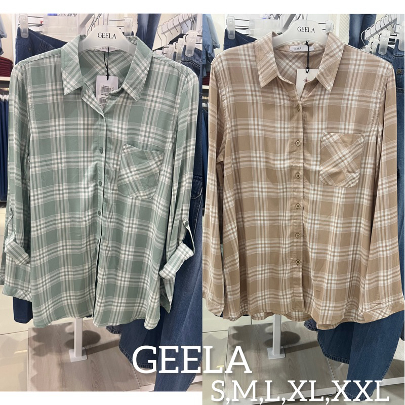 Kemeja Cewek , Hem Cewek GEELA ORIGINAL , kemeja Wanita GEELA