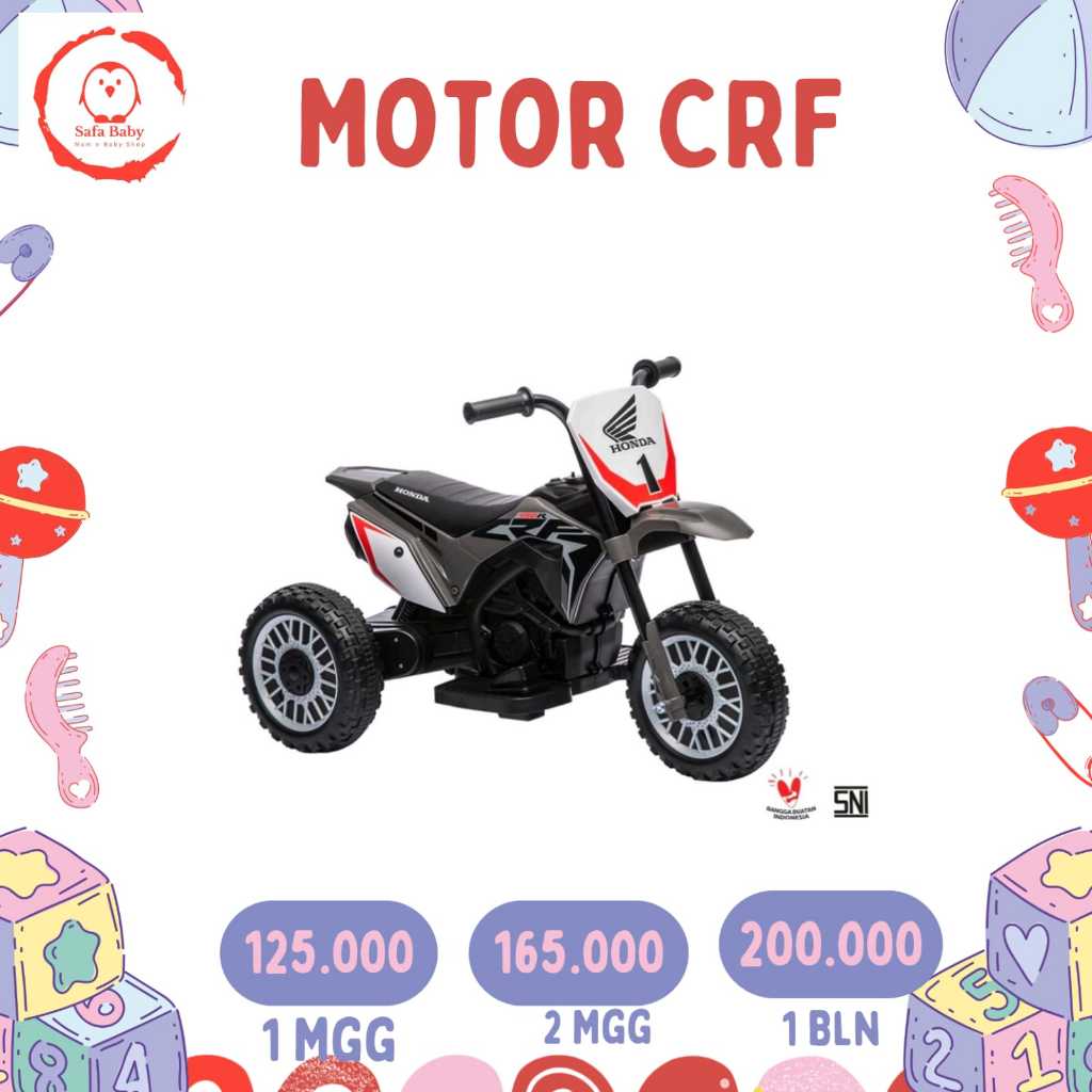 sewa mainan anak motor crf
