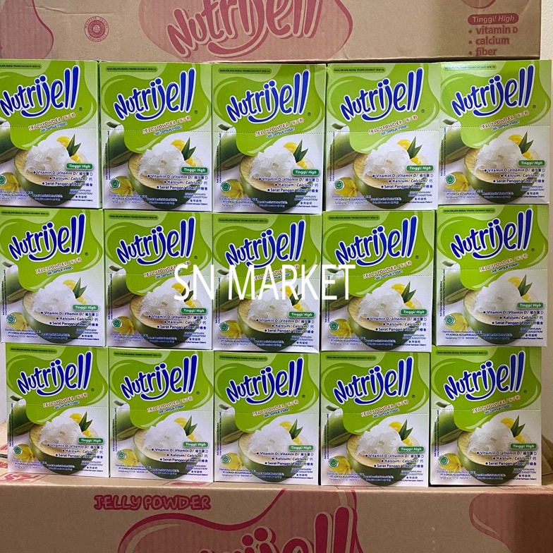 

KODE BVHZ Nutrijell Kelapa Muda 15gr PER BOX 12 PCS