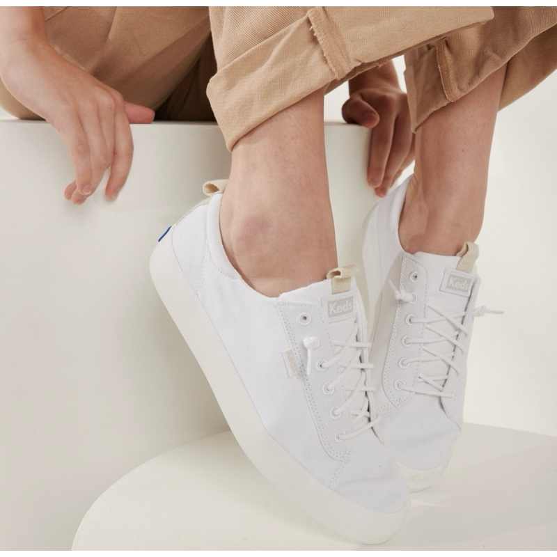 KEDS-KICKBACK CANVAS WHITE