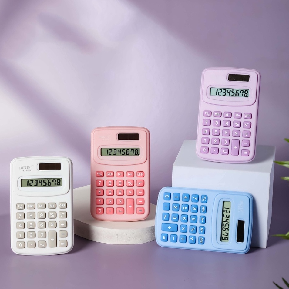 

KODE 6PY7L KALKULATOR MINI 8 DIGIT BISA MASUK KANTONG SAKU CALCULATOR MINI POCKET SIZED 8 DIGIT WARNA LUCU FS