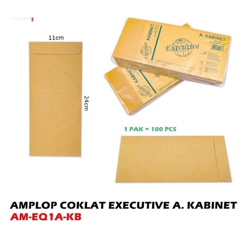 

amplop surat custom amplop DL coklat custom