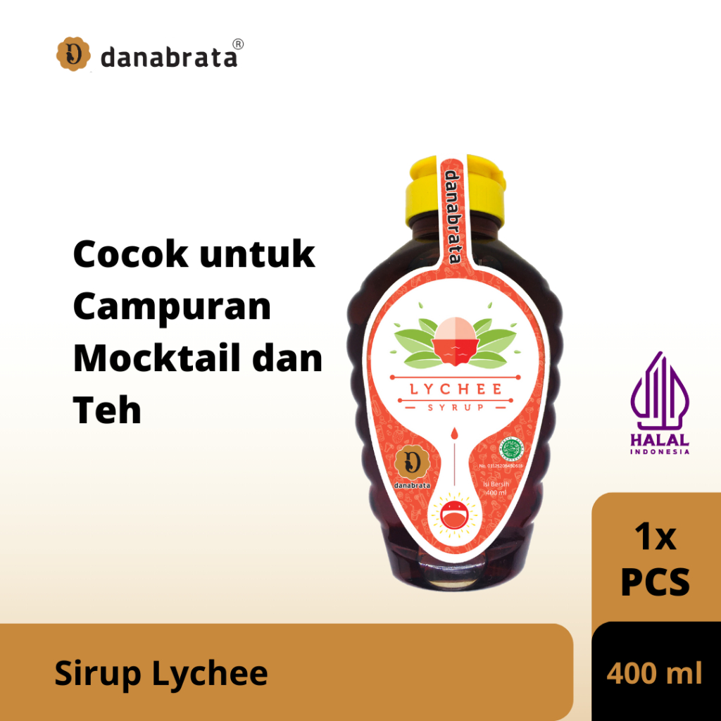 

Danabrata Sirup Leci 400 ml Serbaguna / Lychee Syrup