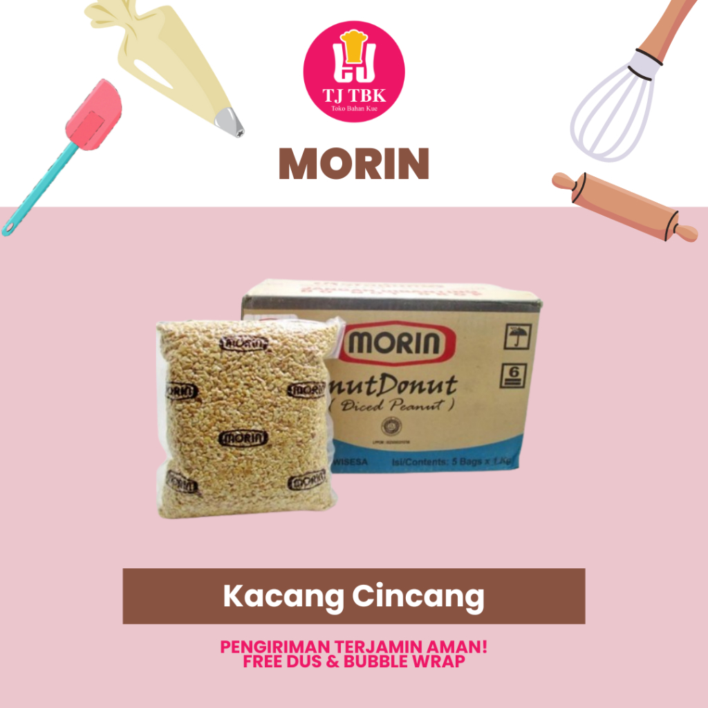 

Kacang Cincang Morin 1kg (Diced Peanut)