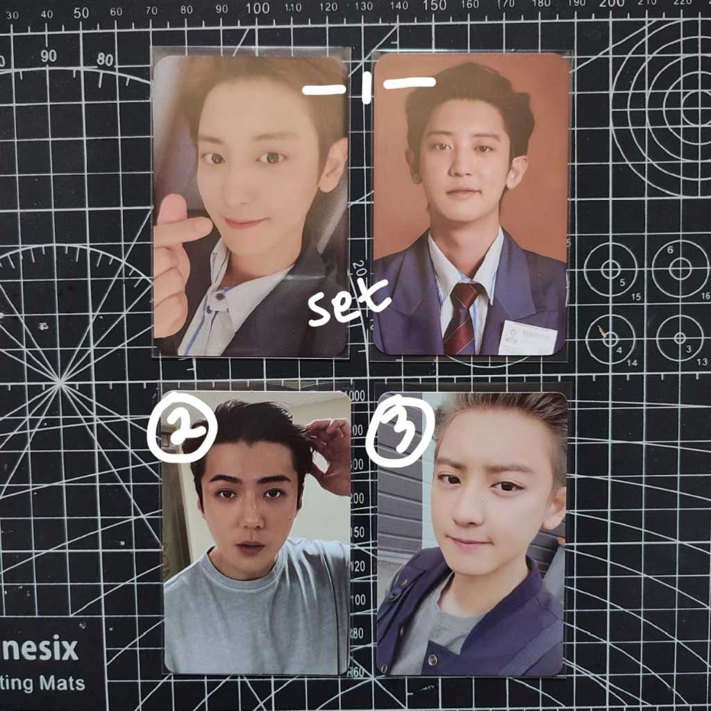 [OFFICIAL]Photocard Chanyeol Sehun EXO Seasons Greetings MD 2021 DFTF (dont fight the feeling) photobook pb ver 2