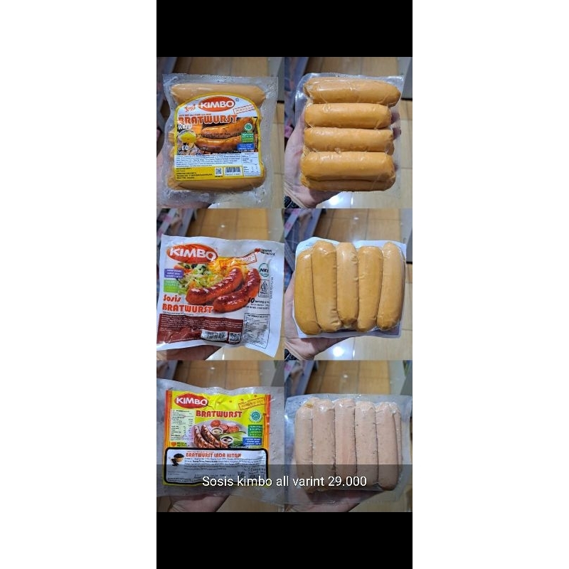 

Sosis Kimbo Varian Lada Hitam dan Keju