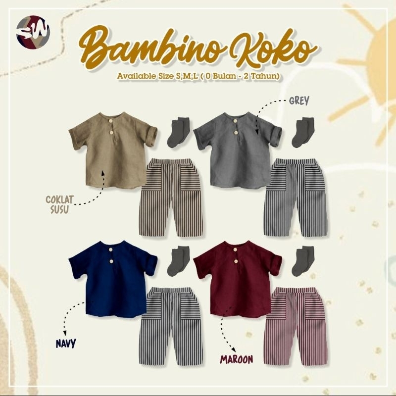 SET BAMBINO KOKO By sawannikidswear