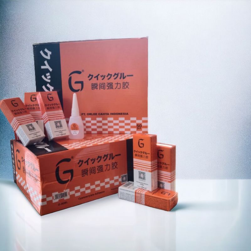 

Lem G orlee barcode original lem super indonesia asli