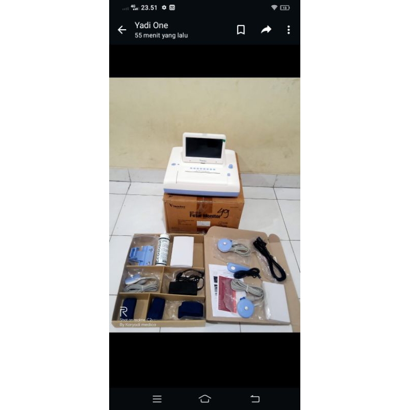 Bistos Ctg Fetal Monitor BT 350 / Alat untuk Fetal monitor Bayi kembar