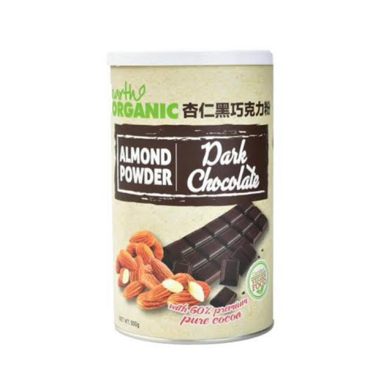 

EARTH ORGANIC Dark Chocolate Almond Powder 500g