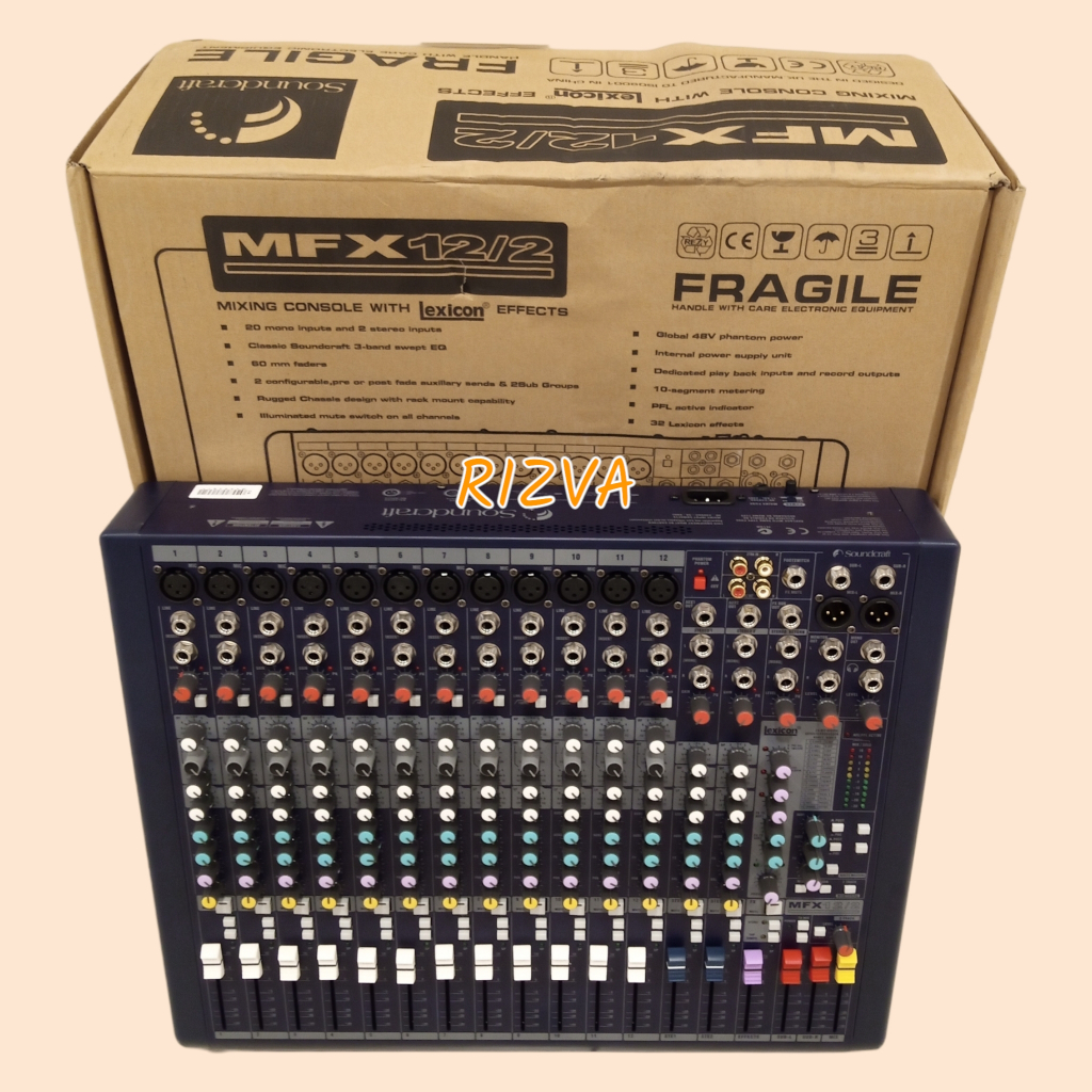 MIXER SOUNDCRAFT MFX12 GRADE A +++ SUPER MIXER MFX 12
