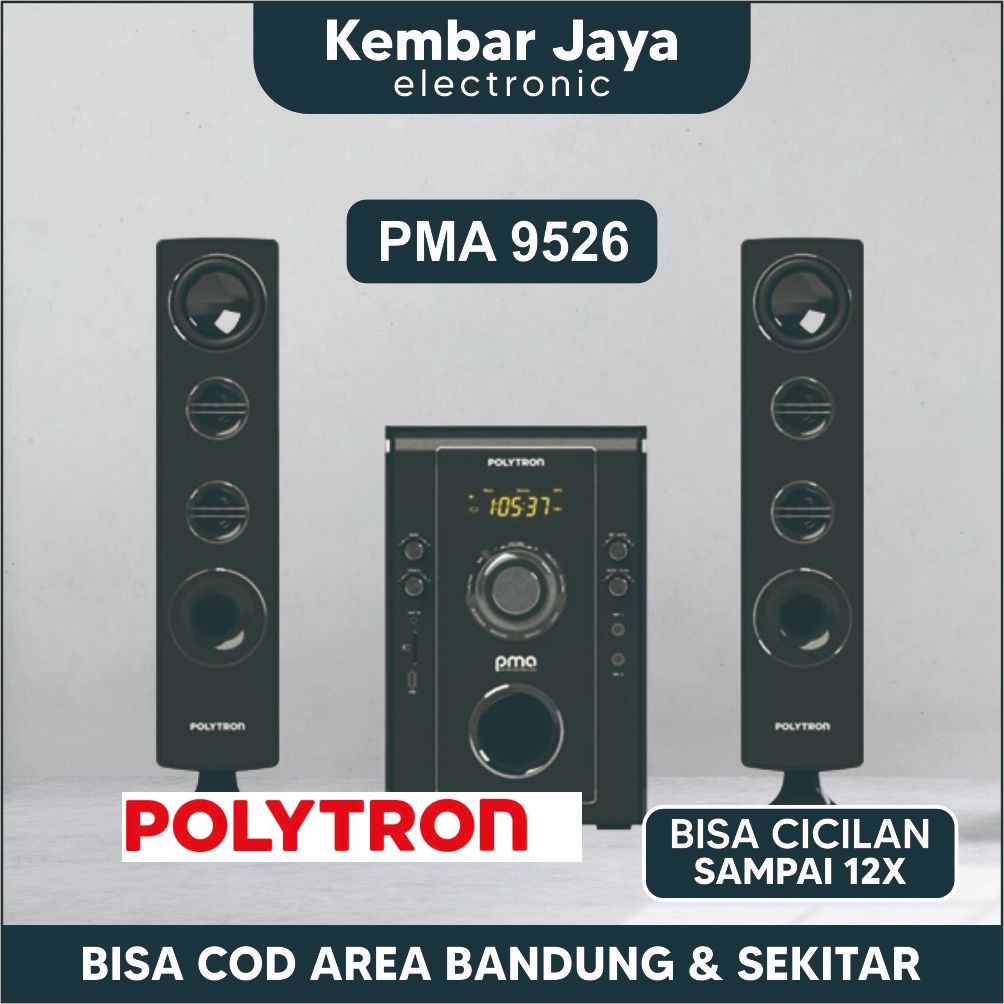 Speaker aktif bluetooth polytron tipe pma 9526