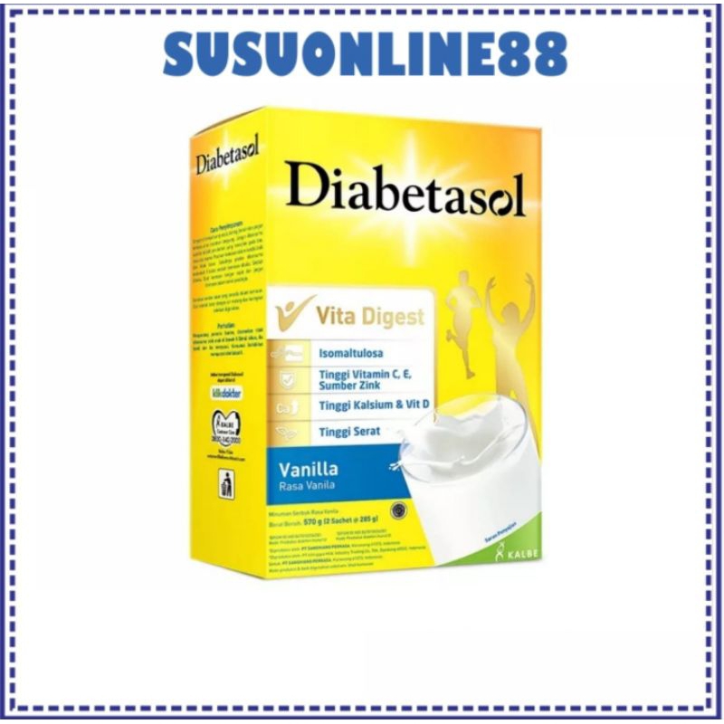 

DIABETASOL VANILA 570 GRAM VANILLA