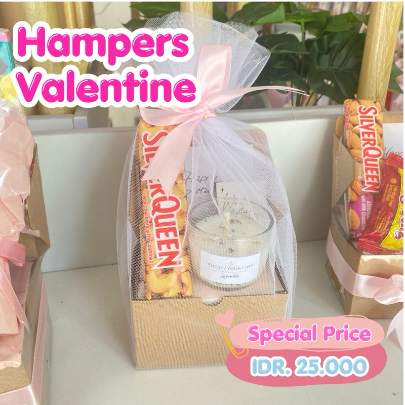 

HAMPERS VALENTINE KEMASAN KAIN TILE + Box