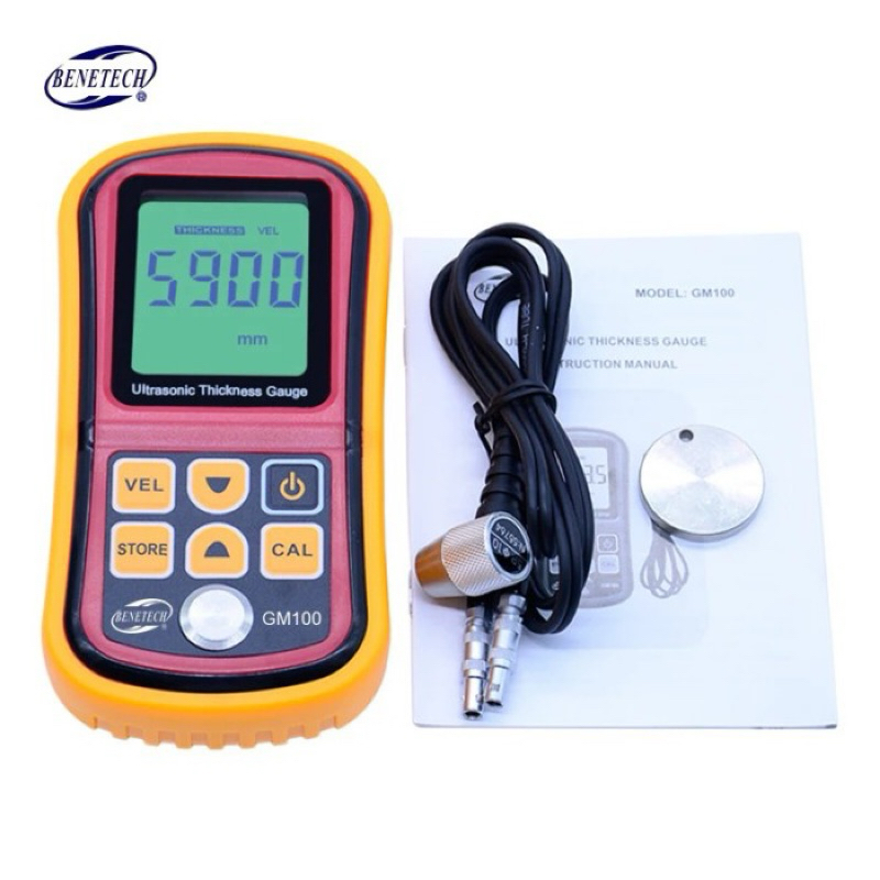 Ultrasonic Thickness Gauge GM100 BENETECH Tester GM-100 GM 100 Meter