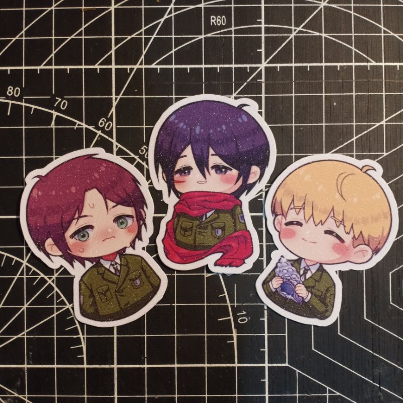 

Stiker EMA attack on Titan Glitter