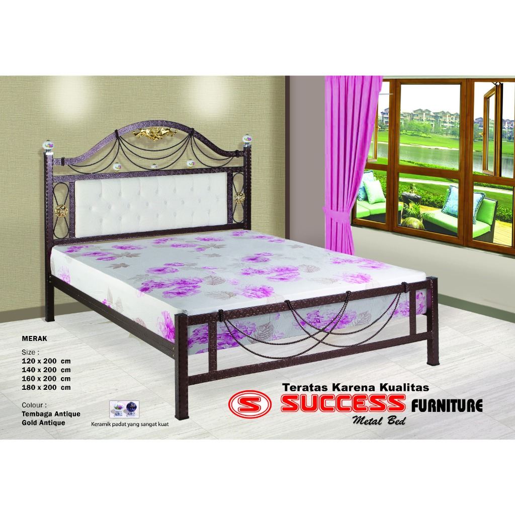 Ranjang Besi Tempat Tidur Tempa Success