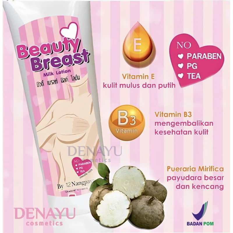 NANGPAYA BEAUTY BREAST MILK LOTION  ORI THAILAND