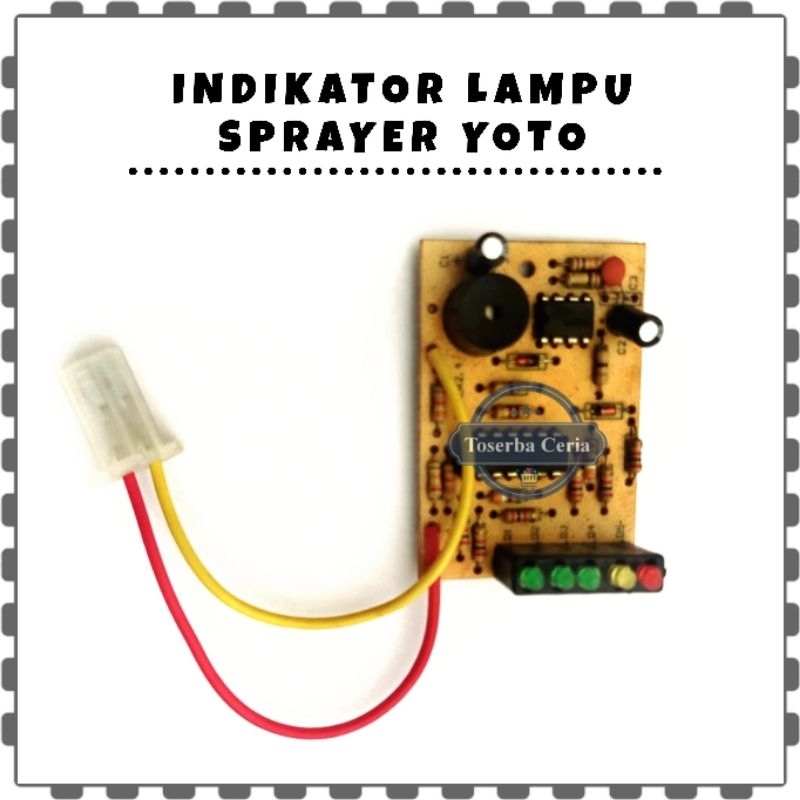 Suku Cadang Sprayer Elektrik Potensio Yoto Stik kran indikator lampu selang Kobola