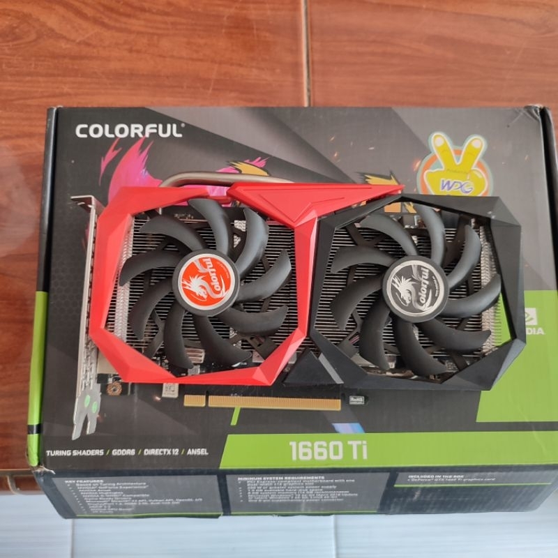VGA GTX 1660TI COLORFULL BATTLE AX 6GB GDDR6 FULLSETT