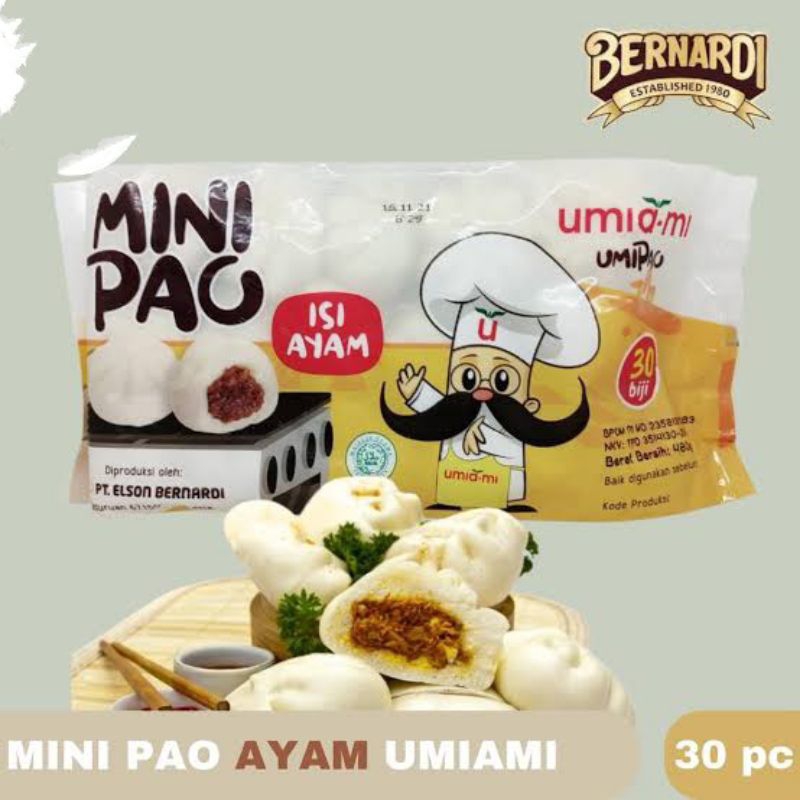 

Minipao ayam isi 30pcs