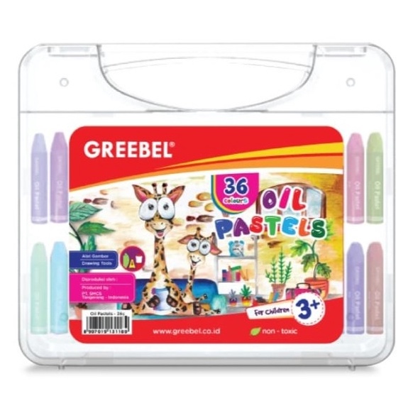 

Big sale Krayon Greebel Kids Oil Pastel Crayon 36 Color Warna 81