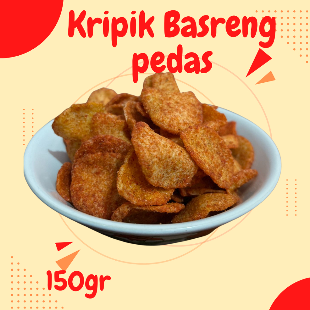 

Basreng Keripik Pedas 150 gr