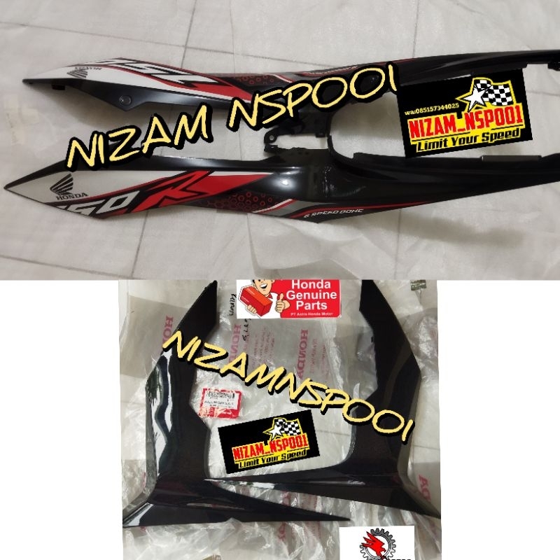 COVER SAYAP DEPAN ATAS DAN SAYAP BAWAH KIRI KANAN HONDA SONIC 150R ORIGINAL