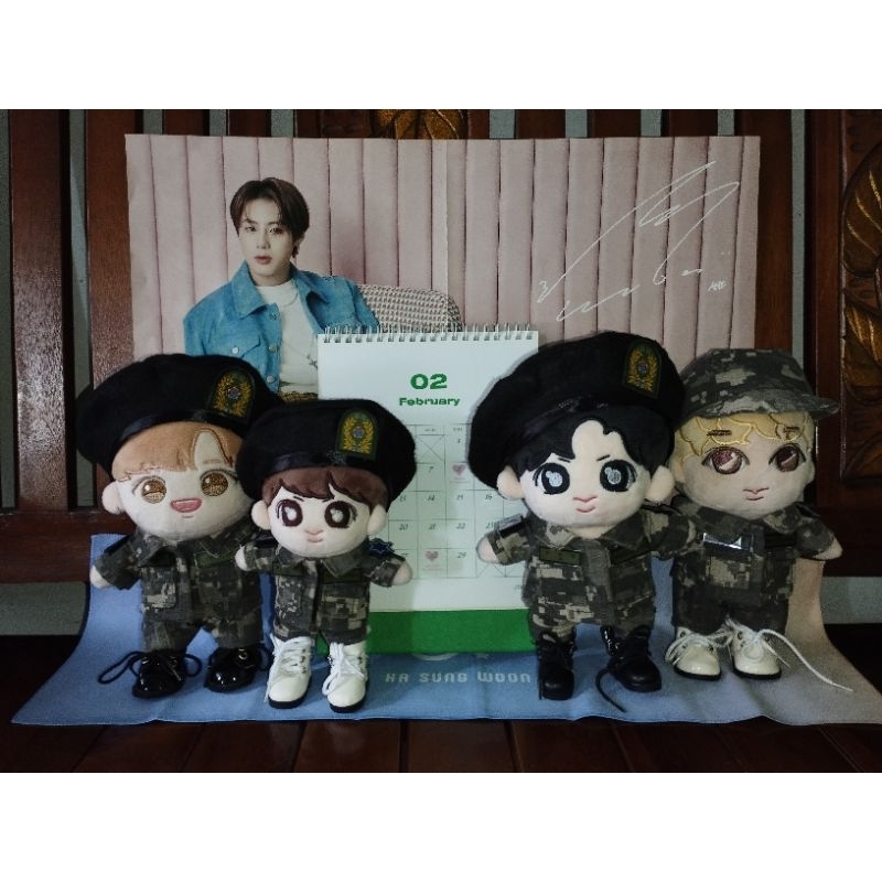 Baju Tentara Boneka KPop Army KPop Doll Clothes Custom