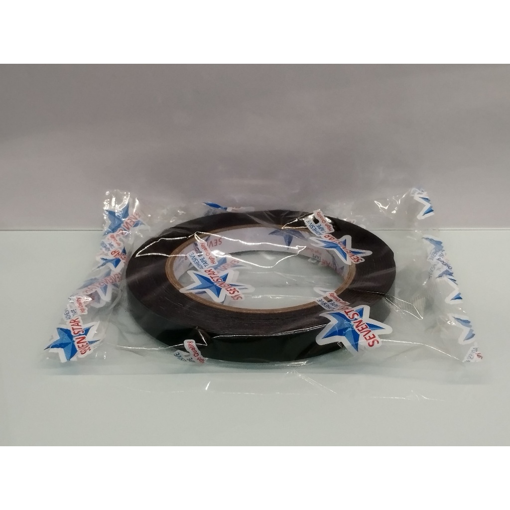 

Isolasi Double Tape PE Foam SEVEN STAR 12 mm x 5 meter Murah