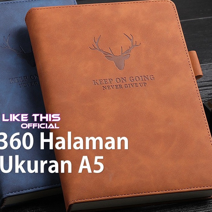 

XG34448 Buku Agenda Catatan Kerja Meeting Planner NoteBook Notepad Diary Binder Cover Kulit A5
