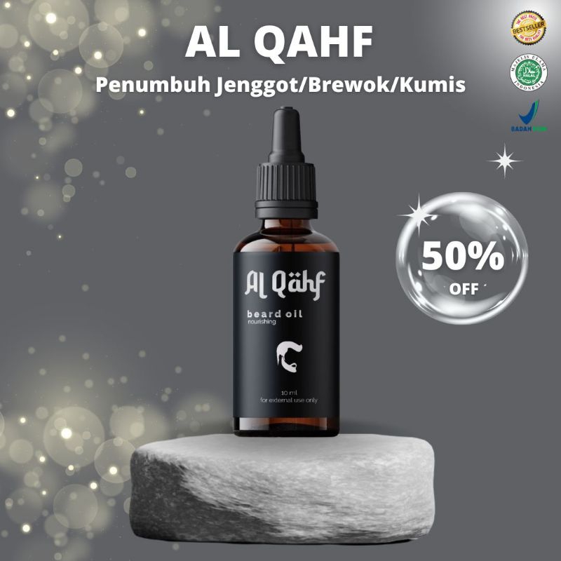 SERUM PENUMBUH RAMBUT JENGGOT AL QAHF penumbuh jambang brewok kumis kebotakan alis