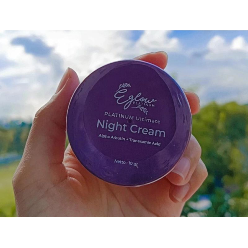 ecer cream malam (night) eglow platinum ultimate