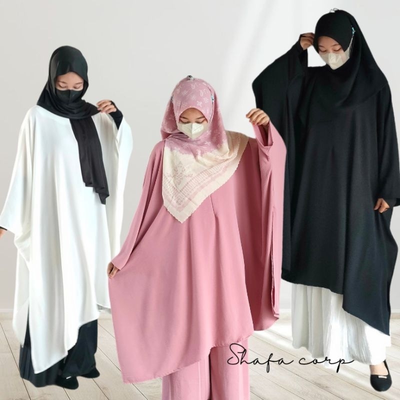 TUNIK ABAYA MALAYSIA GAMIS  KAFTAN TUNIK PANJANG JASMINE GAMIS TERBARU BASIC POLOS TURKI