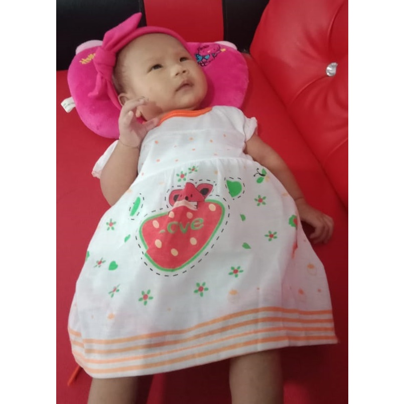 100rb 9 Baju Dress Bayi - Setelan Bayi Perempuan - baju harian bayi