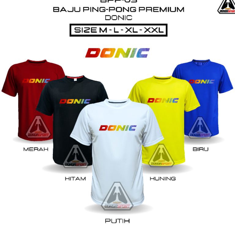 Top Produk BPP3 PINGPONG DONIIC BAJU PINGPONG PREMIUM KAOS TENIS MEJA DTF JERSEY PINGPONG PREMIUM