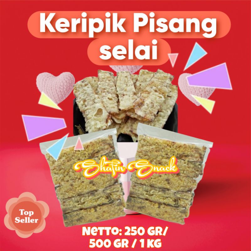 

KERIPIK PISANG SALE , PISANG KRISPY 250 GR , 500 GR , 1 KG